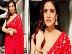 Actress Shraddha Arya's new 'red' photo-shoot 