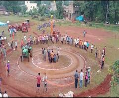 Rural News | बेळगावच्या सावगावमध्ये वर्तुळात ट्रॅक्टर फिरवण्याची स्पर्धा | माझं गाव माझा जिल्हा 