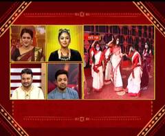 অষ্টমীর দুপুরে এবিপি আনন্দর স্টুডিওয় লাইভ আড্ডায় সায়নী, সৌম্যজিত এবং সৌরেন্দ্র