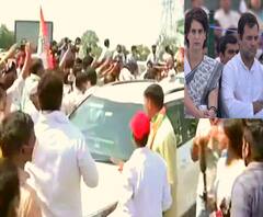 নয়ডায় ১০ মিনিট বাধা পাওয়ার পর হাথরসের উদ্দেশে রওনা রাহুল-প্রিয়ঙ্কার, পুলিশকর্মীদের সঙ্গে কংগ্রেস কর্মীদের বচসা