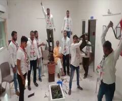 धुळे-नरडाणा MIDCवंडर सिमेंट कंपनीत तोडफोड,स्थानिकांना रोजगार देण्याच्या मागणीसाठी राष्ट्रवादी आक्रमक