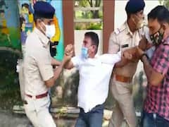 અમરેલીમાં નેતા વિપક્ષ પરેશ ધાનાણીની અટકાયત કરાઈ, જુઓ વીડિયો