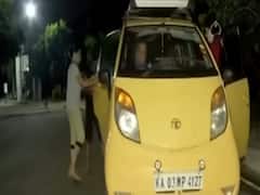 Family educating kids via road travelling