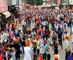 नांदेडमध्ये दसऱ्याला 'हल्लाबोल मिरवणुकी'त तुडुंब गर्दी, सचखंड गुरुद्वारा बोर्ड सदस्यांवर गुन्हा दाखल