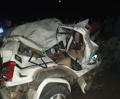 Accident | अहमदनगर - दौंड रोडवर भीषण अपघात; महाराष्ट्र शासनाच्या जीपची आणि ट्रकची समोरासमोर धडक