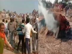 UP: Clash erupts over extinguishing burning pyre in Sambhal