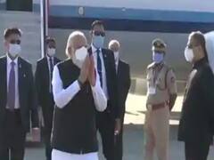 अहमदाबाद के जाइडस बायोटेक पार्क पहुंचे पीएम मोदी, कोरोना वैक्सीन की तैयारी का लेंगे जायजा