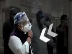 कोरोना से संक्रमित राजस्थान के स्वास्थ्य मंत्री का अस्पताल दौरा