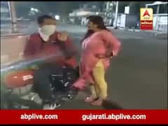 માસ્ક પહેર્યું ન હોવા છતાં પોલીસ સાથે દલીલો કરતી હતી પત્ની, પોલીસની હાજરીમાં જ પતિએ પત્નીને માર્યો લાફો