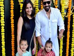 Shabir Ahluwalia spends quality time with his children