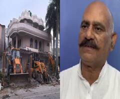 Prayagraj: चंद सेकंड में गिरा दिया गया Vijay Mishra का आशियाना| ABPGanga 