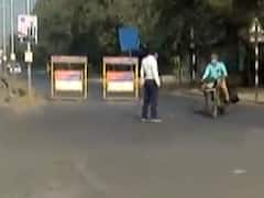 અમદાવાદઃ કર્ફ્યૂને પગલે હાથીજણ સર્કલ પર પોલીસનું સઘન ચેકિંગ, જુઓ વીડિયો