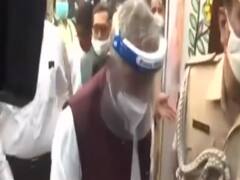 Bihar Governor Phagu Chauhan wears face shield to cast vote