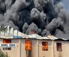 Gujarat | वलसाडमध्ये प्लास्टिक बनवणाऱ्या कंपनीला भीषण आग; आगीचं कारण अस्पष्ट