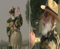 জয়সলমিরে জওয়ানদের সঙ্গে দীপাবলি প্রধানমন্ত্রীর,চড়লেন ট্যাঙ্কে, কড়া বার্তা পাকিস্তানকে