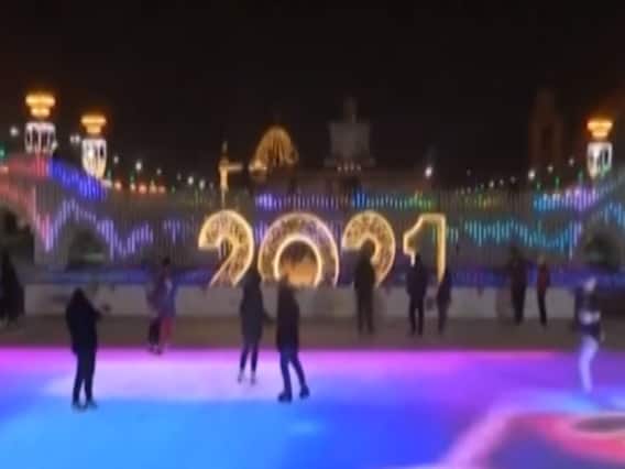 Moscow reopens its popular ice rink amid Covid crisis 