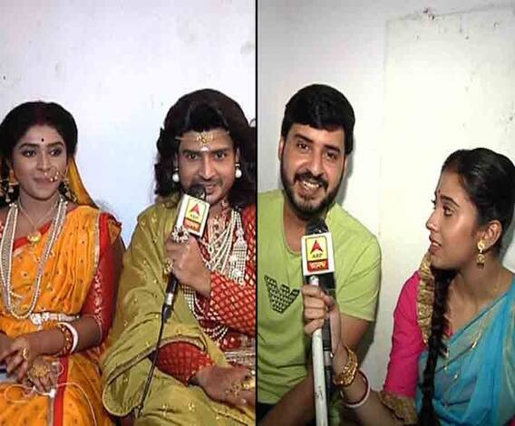 হয় মা নয় বৌমা : ‘সৌদামিনীর সংসার’-এর মেকআপ রুমে ‘হয় মা নয় বৌমা’-র সঙ্গে আড্ডায় শঙ্কর, চিনি, লোকেশ, ফুলি ও মনসা