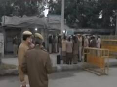 Delhi police on high alert at Singhu Border, water canon vehicle deployed