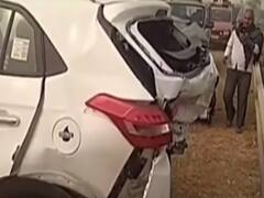 2 dead, 7 injured after 8 vehicles crash due to low visibility at Yamuna Express 