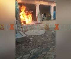 मुजफ्फरनगर : गैस सिलेंडर में आग से हादसा, ग्रामीणों ने कड़ी मशक्कत से आग बुझाई