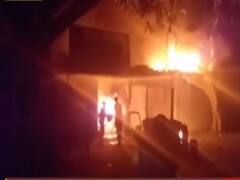 UP: 2 bike denting shops in Sitapur catch fire
