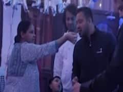Visuals of Tejashwi Yadav's birthday celebration day ahead of vote count 