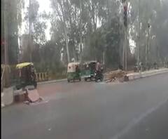 गाजियाबाद : प्रदूषण से लोगों का हाल बेहाल, AQI 450 के पार