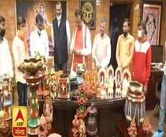 पीएम की अपील का असर ?, यूपी के डिप्टी सीएम ने खरीदा माटी का सजावटी सामान | ABP Ganga
