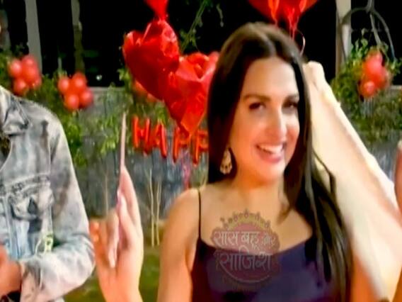 Himanshi Khurana gets surprise Birthday party from Asim Riaz