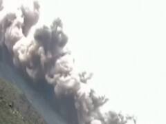Italy: Visuals of volcanic eruption at Stromboli island