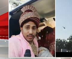 उड़नखटोले में आया दुला, लोगो की उमड़ी भीड़