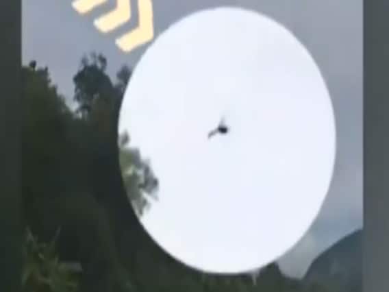 Helicopter crashes seconds after take off in Malaysia