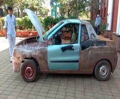 Belgaum | बेळगावचा 'रॅन्चो'; दहावीतील विद्यार्थ्याने बनवली इलेक्ट्रिक कार 