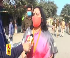 Exclusive: जब जीत की ओर बढ़ने लगी तो काउंटिंग सेंटर पर पहुंची संगीता चौहान | ABP Ganga 