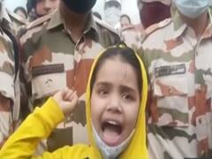 BSF के शहीद सब-इंस्पेक्टर राकेश डोभाल को उनकी बेटी दीत्या का आखिरी सलाम