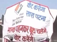 Bihar Polls 2020: 'Mahamask' makes an entry to aware people