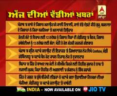 Headlines On ABP Sanjha (11-11-2020)