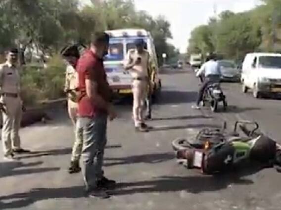 મહેસાણા-બહુચરાજી હાઇવે પર કારચાલકે બાઇકને ટક્કર મારતા બાઇકચાલકનું મોત