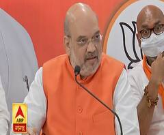 रोहिंग्या के मुद्दे पर Amit Shah ने दिया ये करारा जवाब | Hyderabad | ABP Ganga 