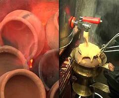 Tandoori Cha: পোড়ানো ভাঁড়ে, কেশর দুধের চা, শীতের দিনে হইচই ফেলে দিয়েছে হাওড়ার তন্দুরি চা