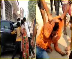 एक्सीडेंट के बाद ड्राइवर को जमकर पीटा, युवक से हुई थी टक्कर | Purab Pashchim 