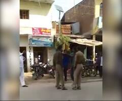 Fatehpur में खाकी की दबंगई का वीडियो वायरल, दारोगा ने युवक पर चलवाई लाठी। UP Police