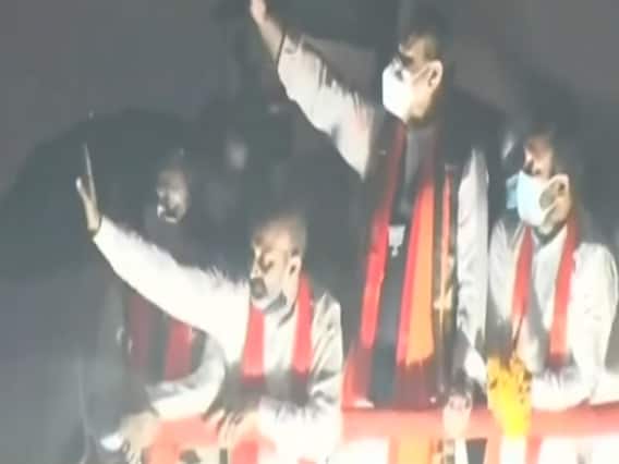 GHMC Polls: हैदराबाद में JP Nadda ने किया रोड शो, उमड़े समर्थक | पंचनामा