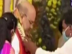 Supporters throng in large numbers in Amit Shah's roadshow