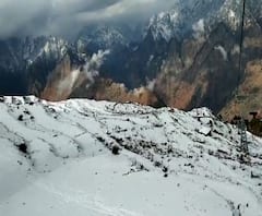 औली में भी कुदरत मेहरबान, सीजन की पहली बर्फबारी | Uttrakhand Prime 