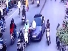Nagpur traffic constable dragged on car bonnet for doing his duty