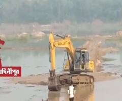 West Midnapore: মেশিনের সাহায্যে হচ্ছে বালি পাচার, কাজ হারাচ্ছেন শ্রমিকরা