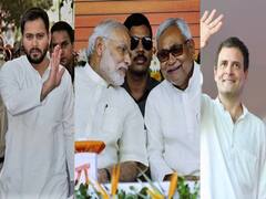 NDA 121; Grand Alliance 109; sloganeering outside JDU office