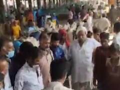 મગફળી ખરીદીનો ઇનકાર કરતા રાજકોટ યાર્ડમાં ભારતીય કિસાન સંઘનો હોબાળો, જુઓ વીડિયો