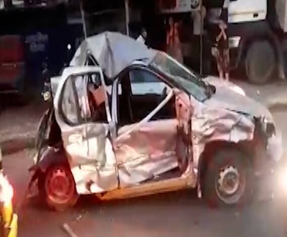Pune Accident | पुण्यात नवले पुलाजवळ भीषण अपघात, 8 गाड्यांची एकमेकांना जोरदार धडक